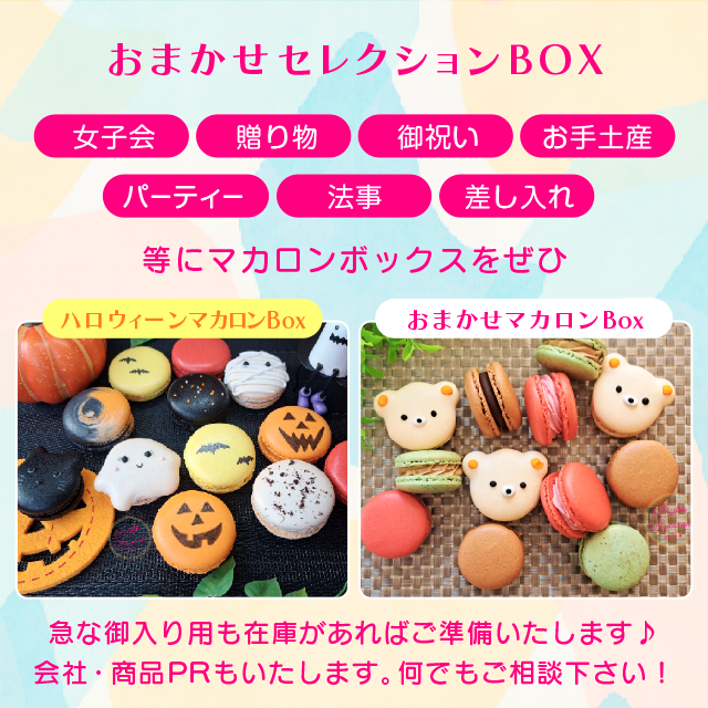 ニコールマカロン／オーダーメイドのマカロンショップ／セレクションBOX